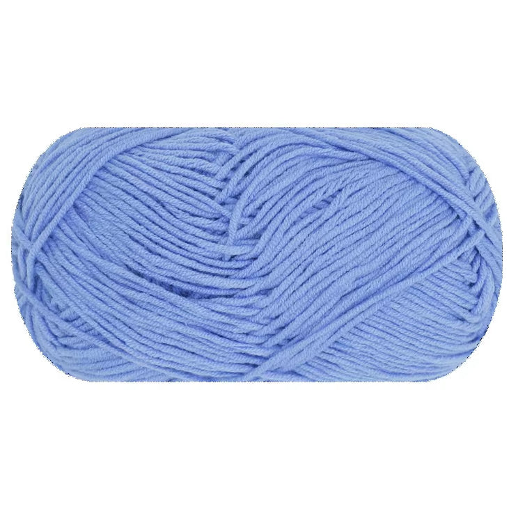 Soft Cotton Acrylic Yarn for Crochet and Knitting, 40 Grams/1.41oz 142 yards
