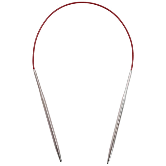 16 Inch Stainless Steel Circular Knitting Needle Size US 6 (4mm) for Knitting Projects