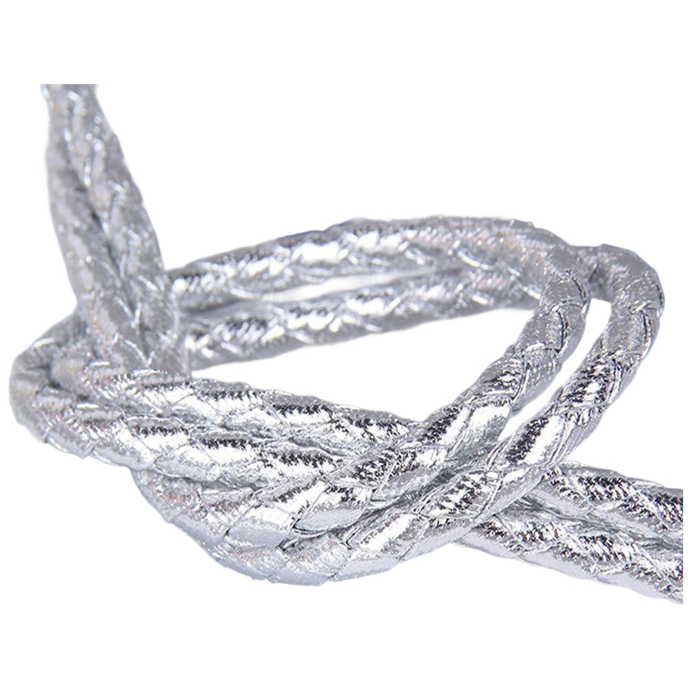 3mm x 10m Braided PU Leather Cord for Keychains, Jewelry Making, Bracelets, and Craft Projects