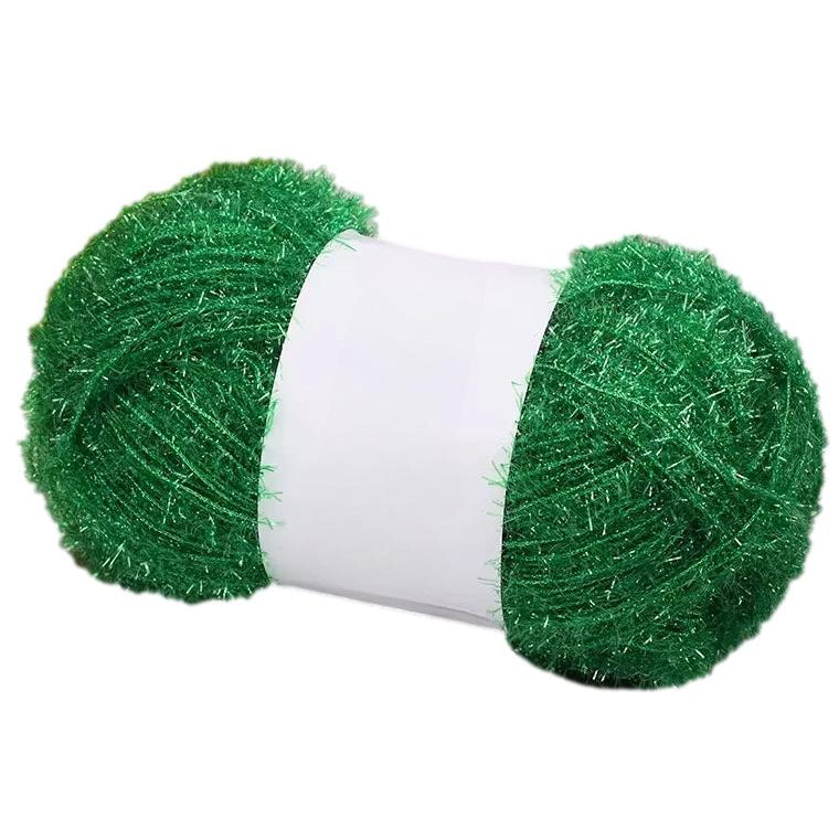 Sparkling Scrubby Yarn for Dishcloths 50g/1.76oz 109 Yards, Durable Polyester Yarn for Crocheting