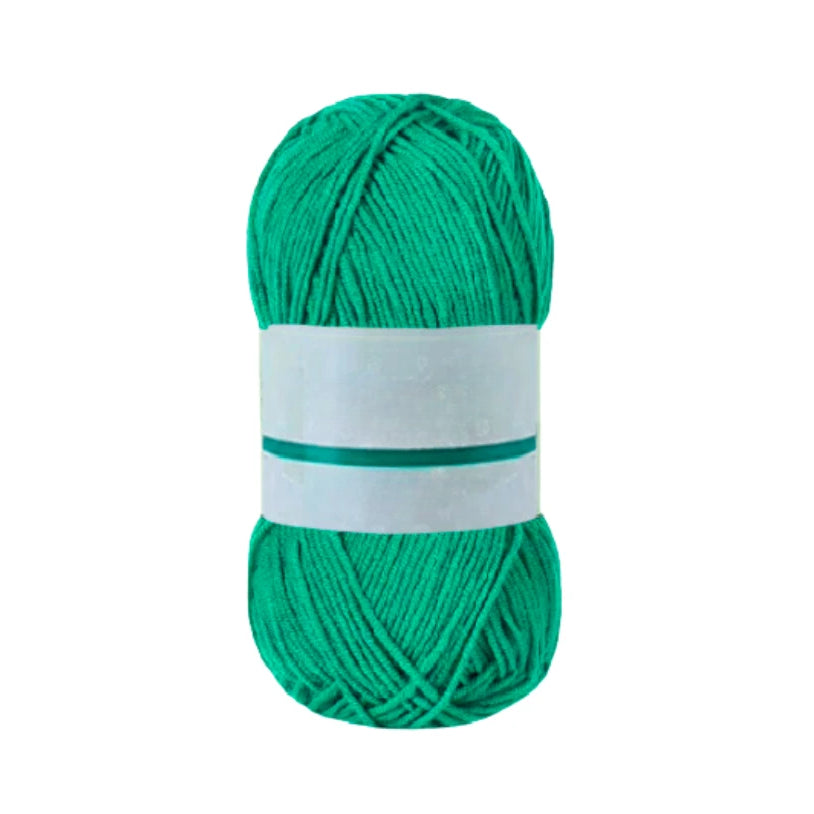 Premium Cotton Yarn – Soft, Super Fine #1 for Crochet & Knitting, 50 Grams/1.76oz 186 Yards