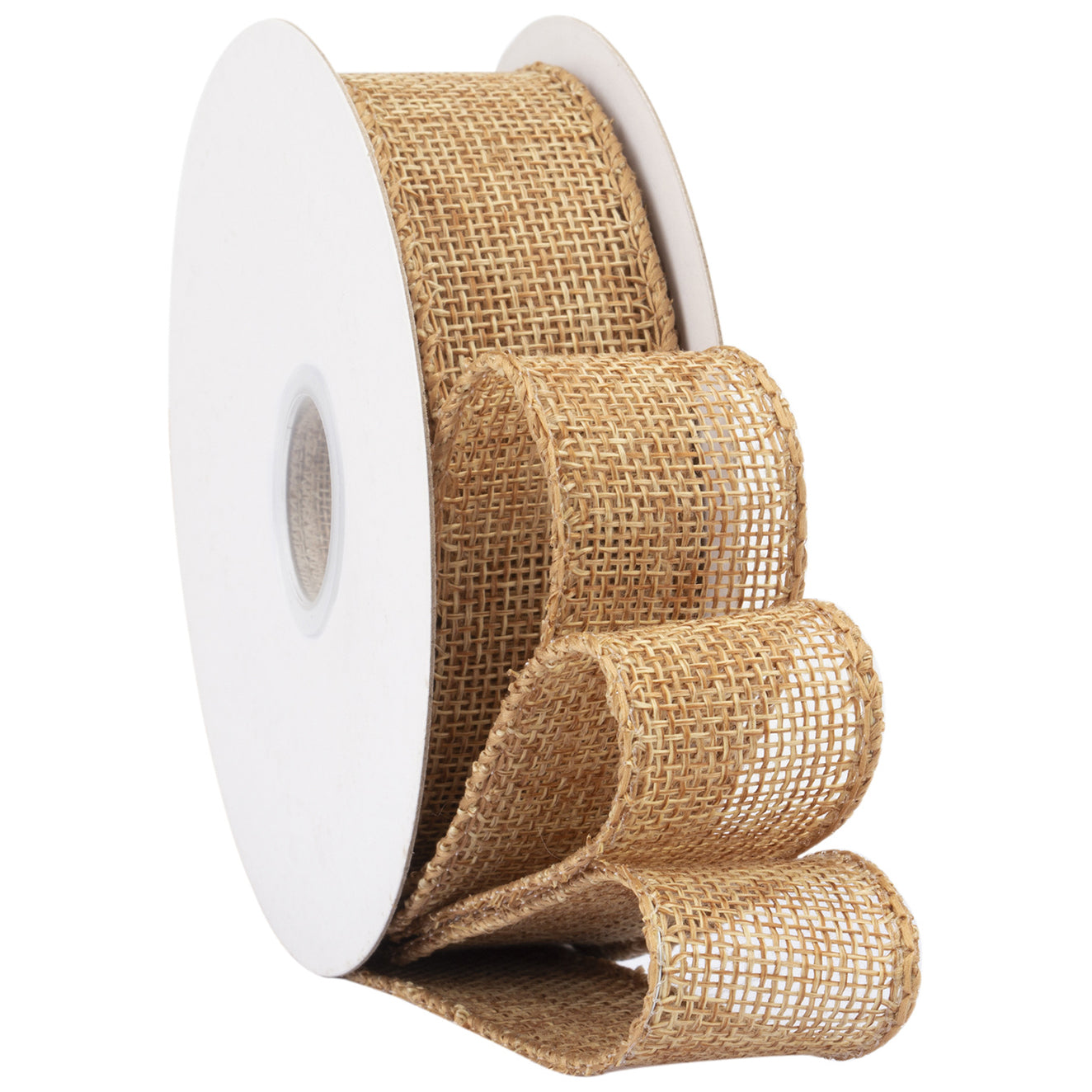 10 Yard Natural Burlap Ribbon Linen Jute Fabric Trim for Wreaths Gift Wrapping Crafts and DIY Decorations
