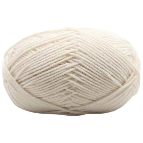 4-Ply Acrylic Yarn 50g/1.76oz 142 Yards, Tight Twist for Knitting and Crochet Projects