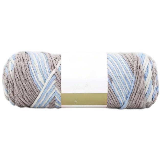 8-Ply Variegated Acrylic Yarn, Worsted Weight, Size 4 for Knitting and Crochet Projects, 100 Grams/3.53oz 155 yards