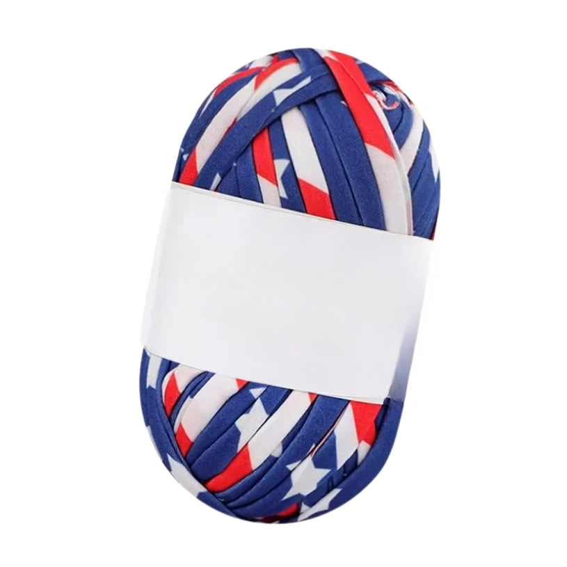Polyester T-Shirt Yarn for Crochet Bags, Baskets, Coasters, and Crafts, 100g/3.53oz 48 Yards