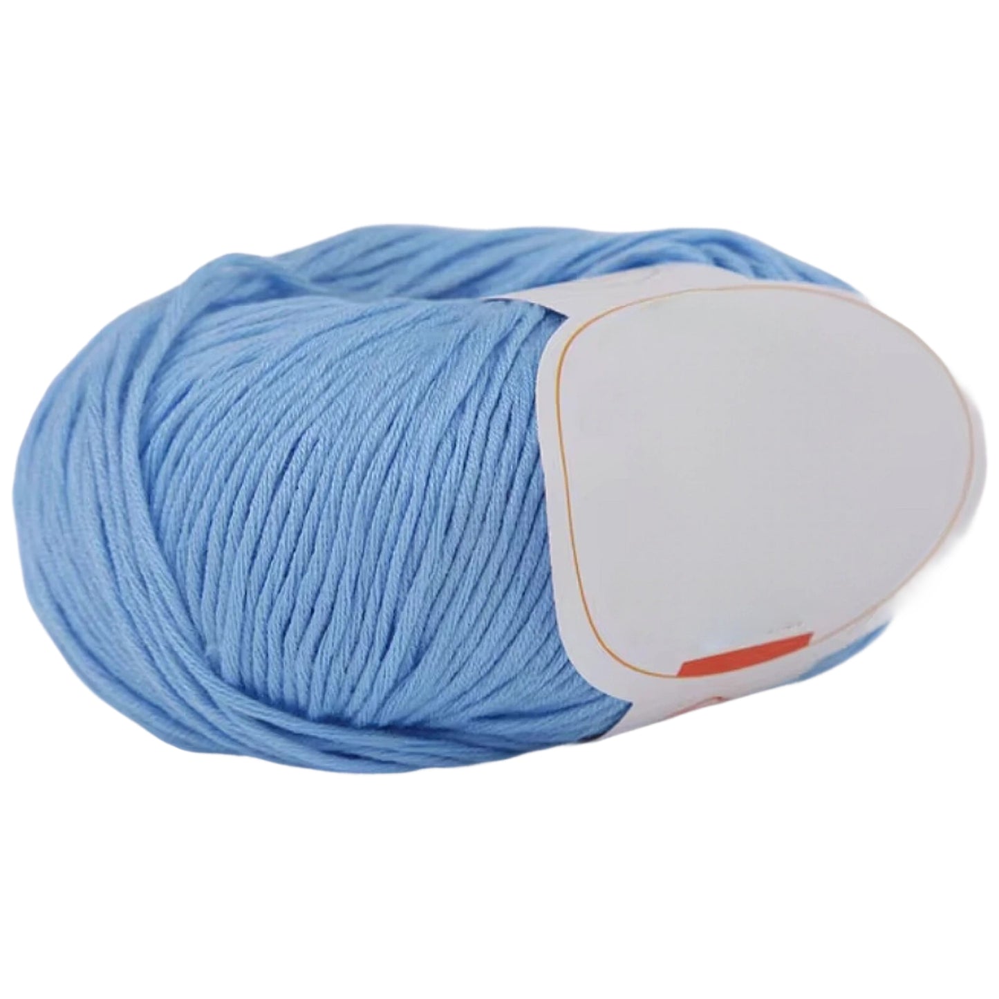 Pure Cotton Yarn 10 Strand Medium 3.5mm for Baby Crochet and Children Craft Projects, 50 Grams/1.76oz 153.11 Yards