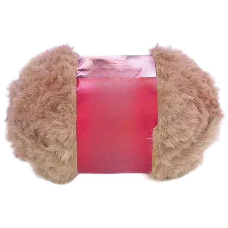 Luxurious Chunky Faux Fur Velvet Mink Yarn 100 Grams/3.53oz, 71.08 Yards for Knitting Fuzzy Clothes, Pillows and Decor