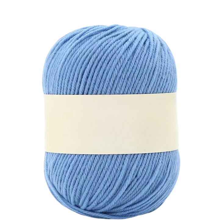 Worsted 100% Merino Wool Yarn for Hand Knitting & Crochet Projects, 50 Grams/1.76oz 131.23 Yards