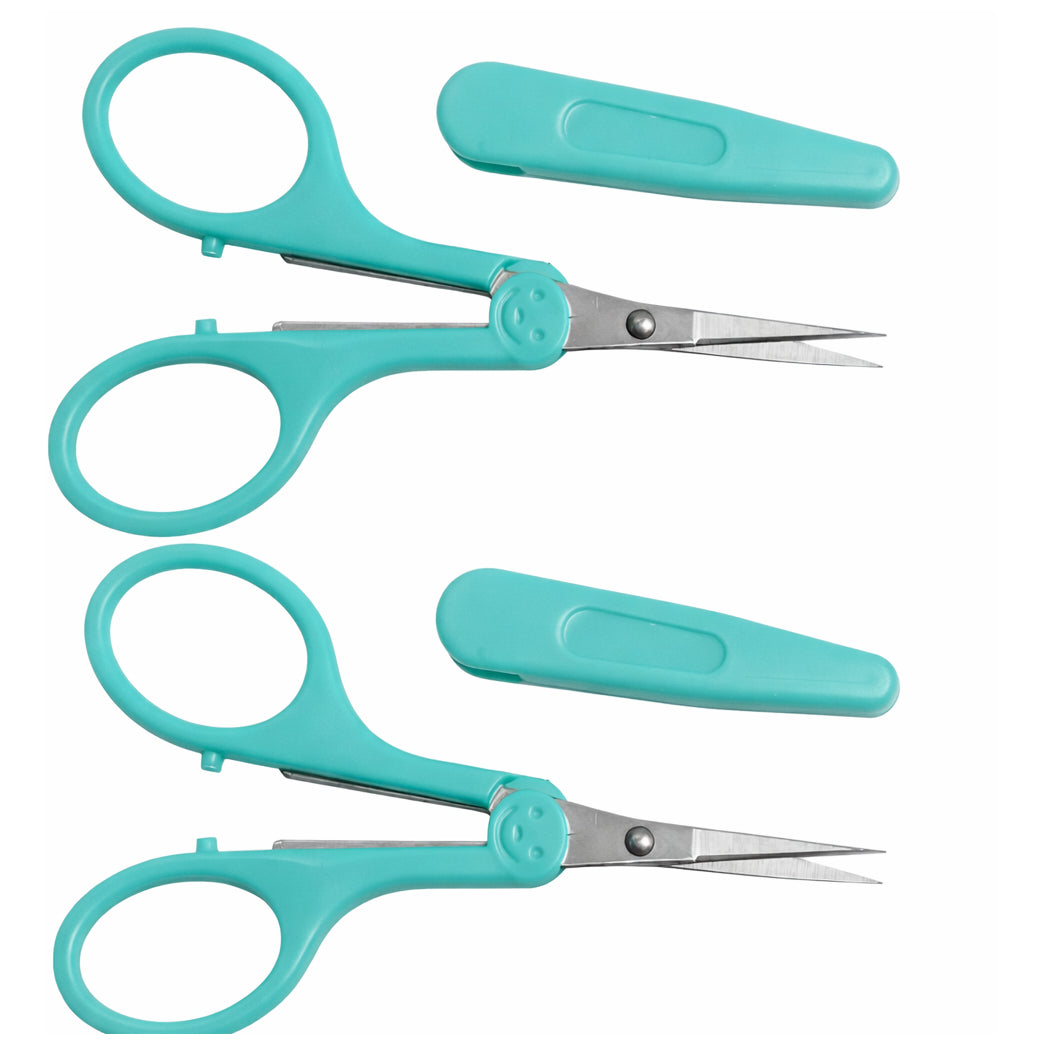 High Precision Detail Scissors Fine Tip Stainless Steel for Paper Cutting, Sewing, Scrapbooking and Crafts, Pack of 2