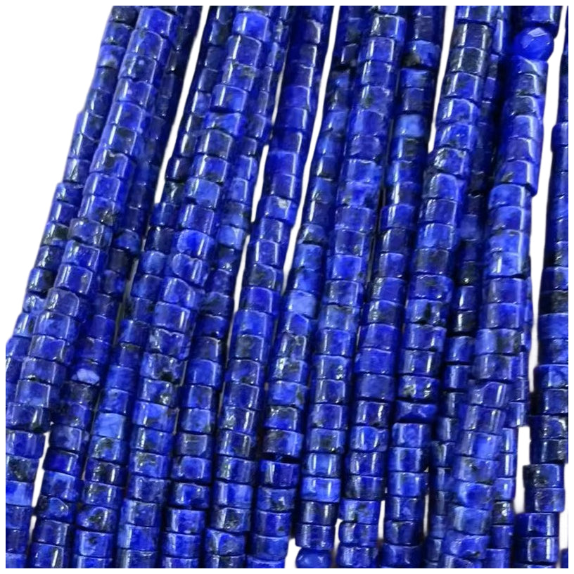 Natural Spacer Beads 4mm x 2mm Flat Round Gemstone Beads for Jewelry Making, Pack of 150