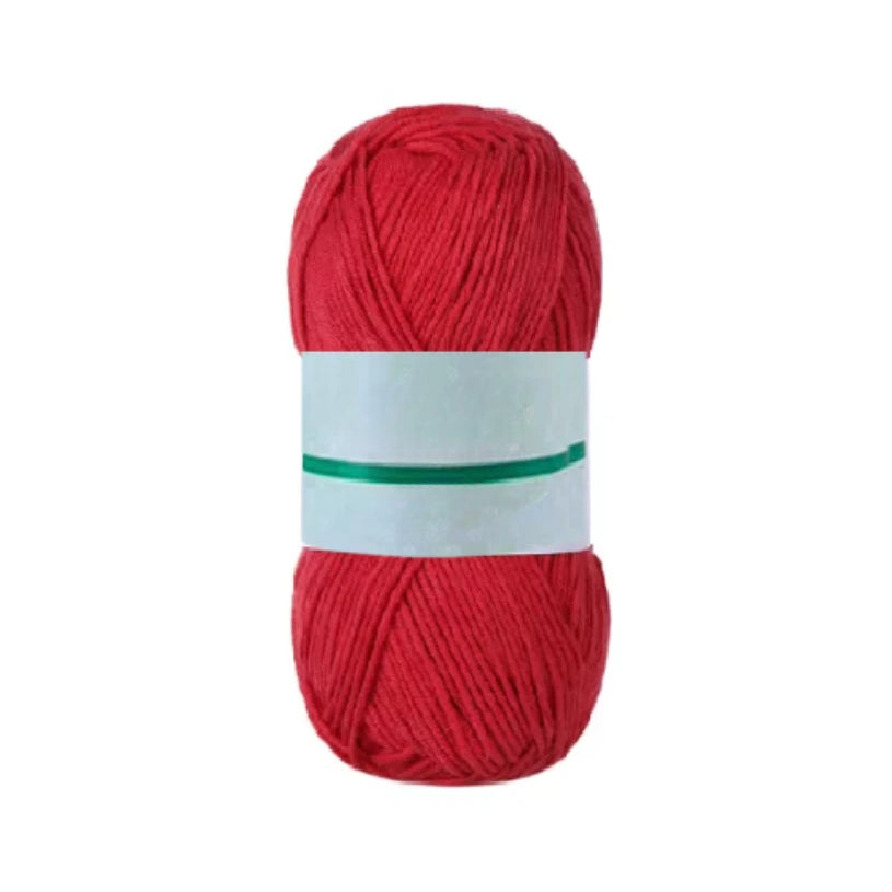 Premium Cotton Yarn – Soft, Super Fine #1 for Crochet & Knitting, 50 Grams/1.76oz 186 Yards