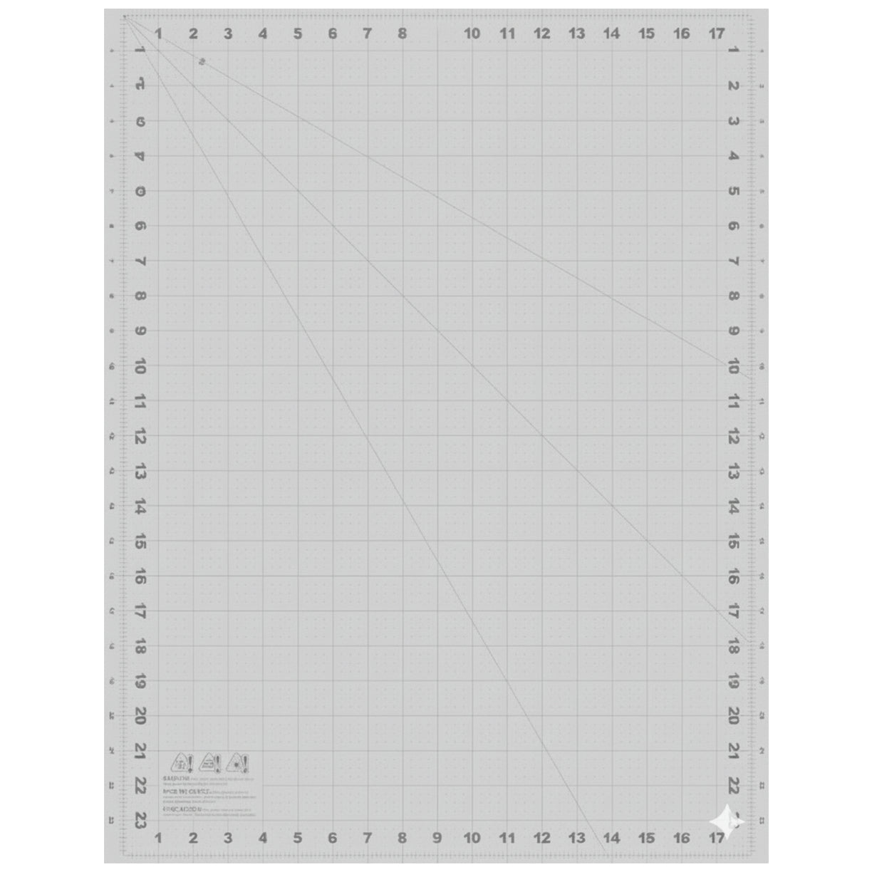 3mm Thick Self Healing Cutting Mat with Grid for Sewing, Quilting, Crafting, and Art Projects