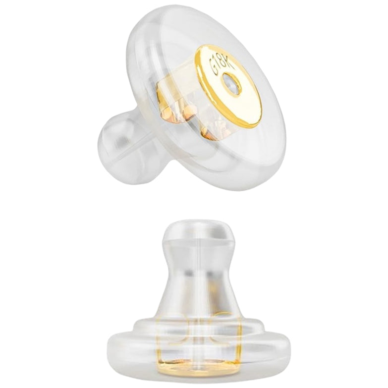 Secure Silicone Earring Backs Replacement Locking Earring Stoppers for Studs Sensitive Droopy Ears Adults