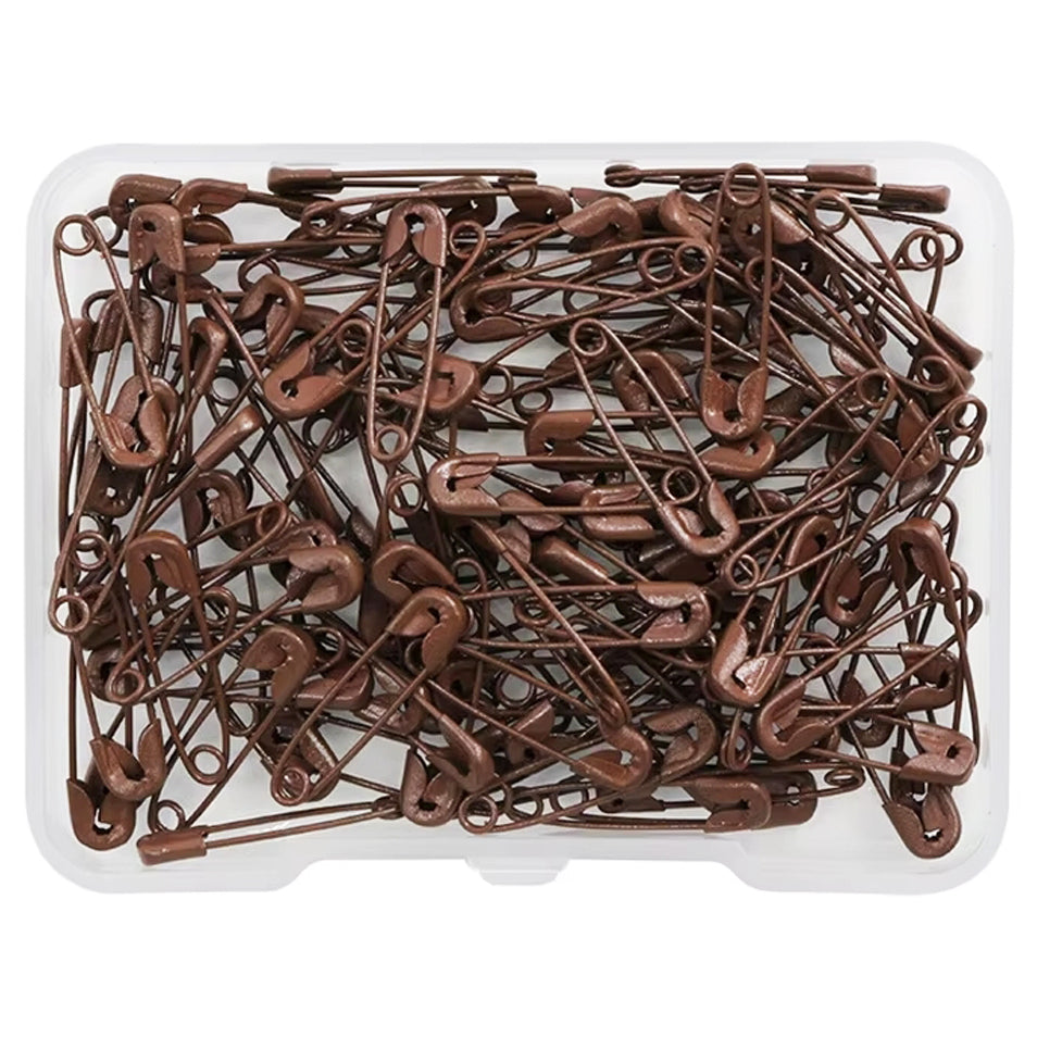 120Pcs Mini Safety Pins 19mm for Sewing, Tagging, Crafts, Jewelry Making, and Clothing Repairs