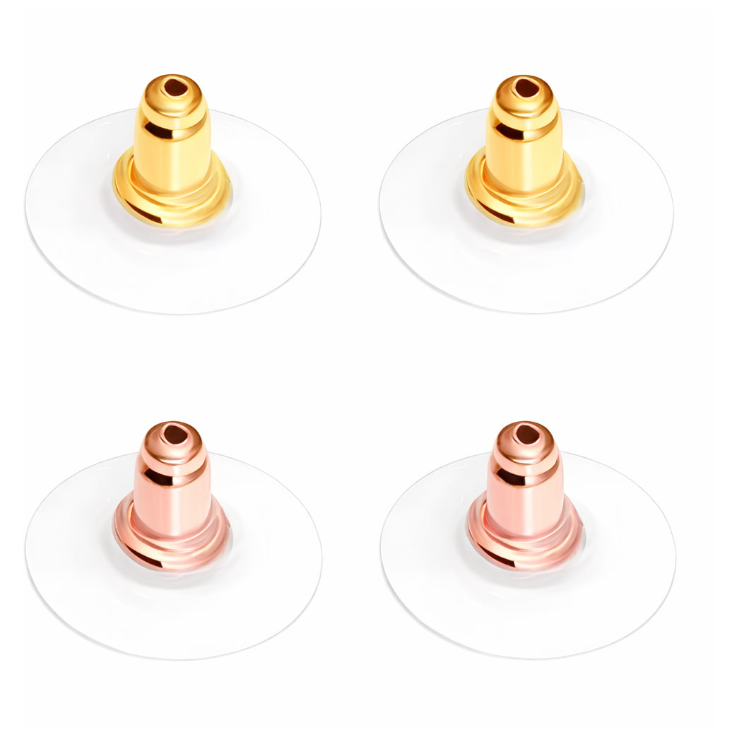 Clear Silicone Earring Backs Hypoallergenic Soft Rubber Stud Earring Safety Stoppers
