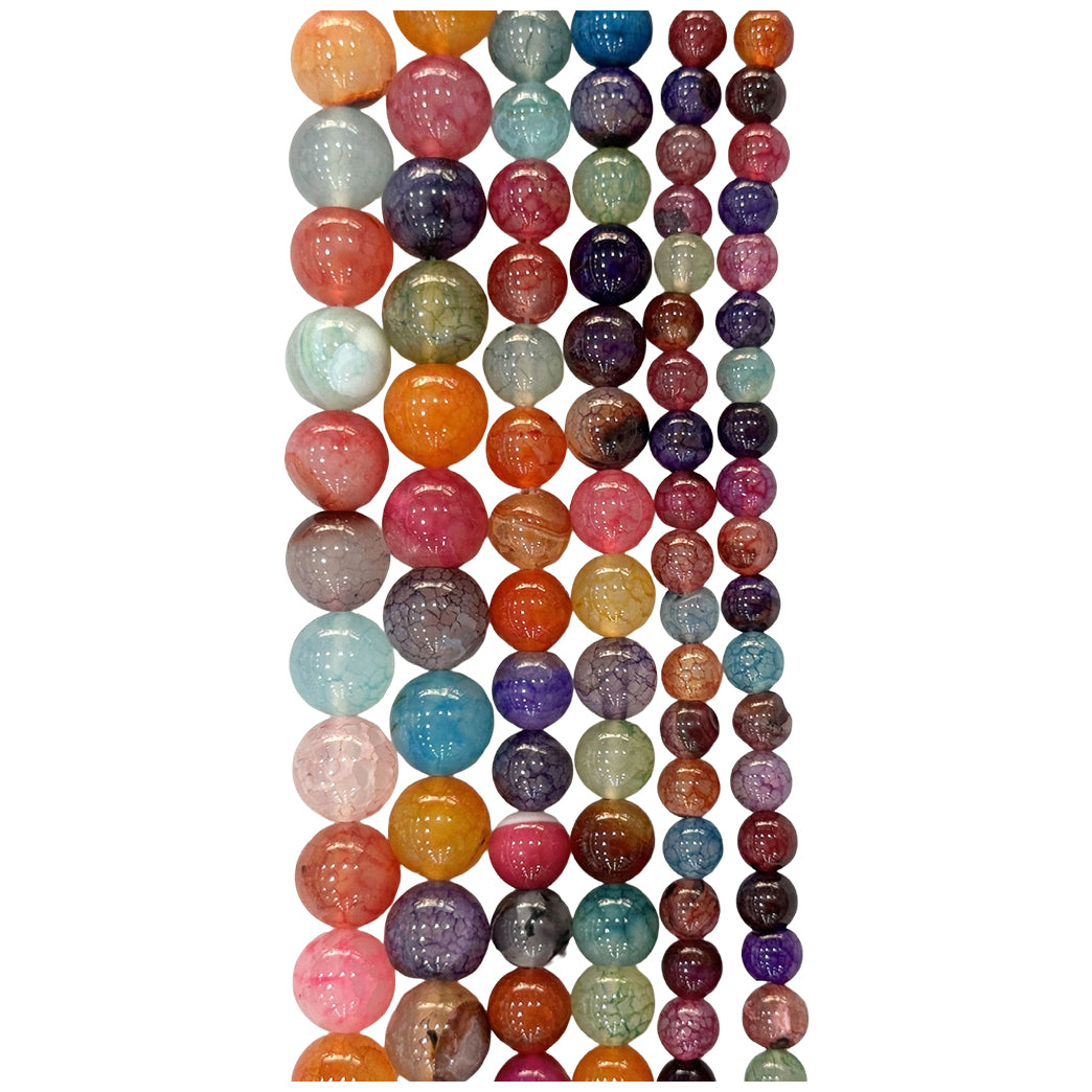 Natural Hematite Gemstone Round Beads 15 Inch Strand for Jewelry Making and Craft Design