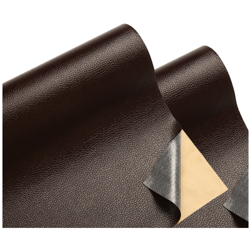 Self Adhesive Leather Repair Patch 8 x 11 Inch for Sofa Couch Furniture Car Seats Bags, Pack of 2