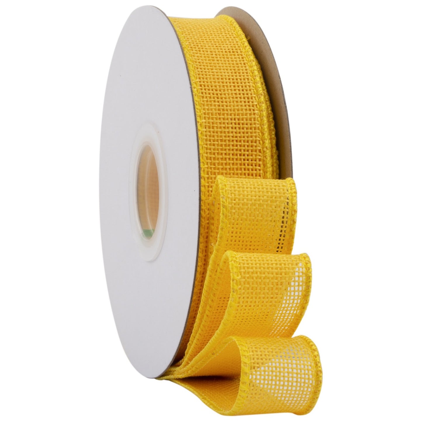 Burlap Wired Edge Ribbon 1.5 Inch x 10 Yards Natural Solid for Bows, Wreaths, and Decorations