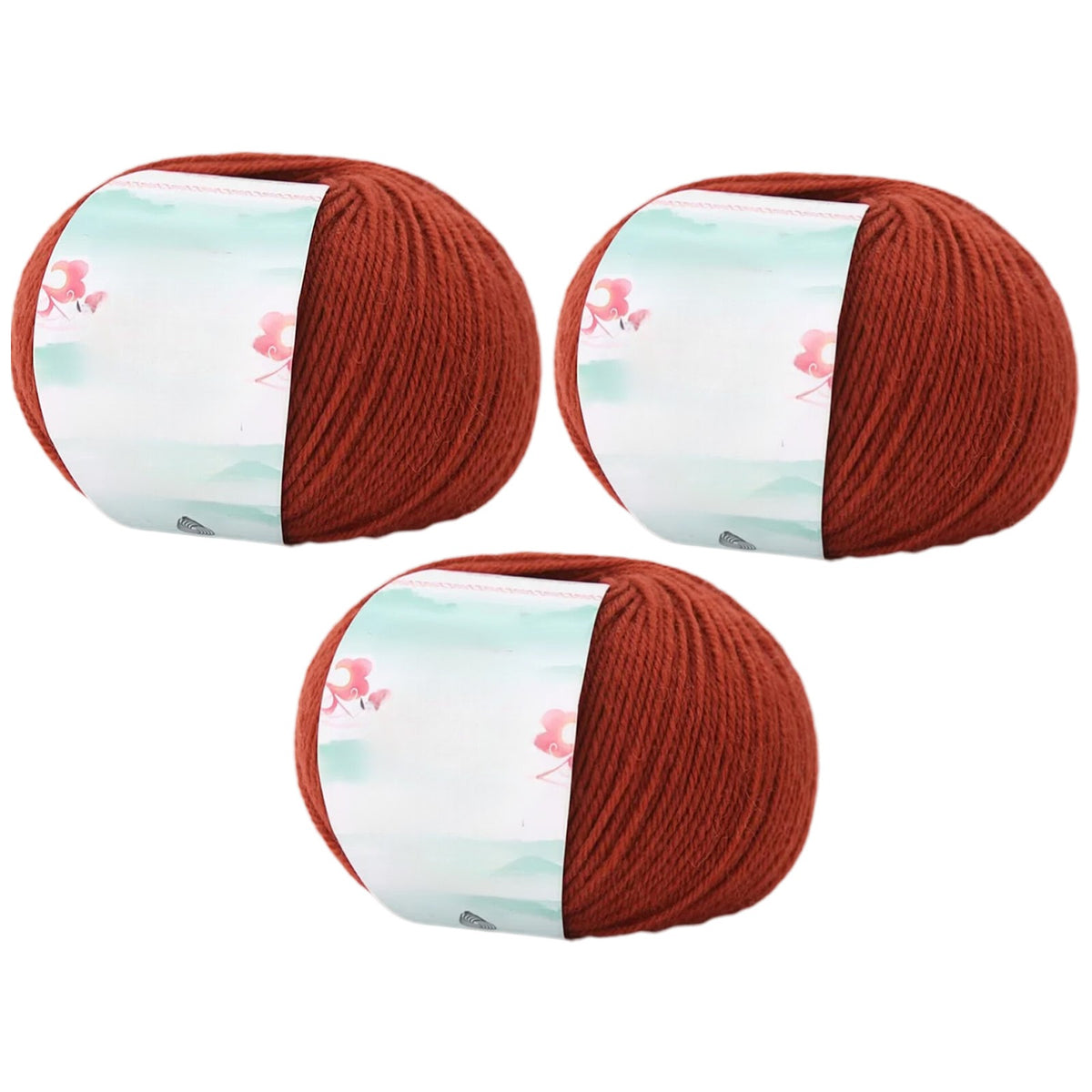 Superwash Wool Yarn, 50grams per Roll DK Weight for Knitting, Crocheting, and Soft Craft Projects, 150 Grams/5.29oz 327 yards, Pack of 3