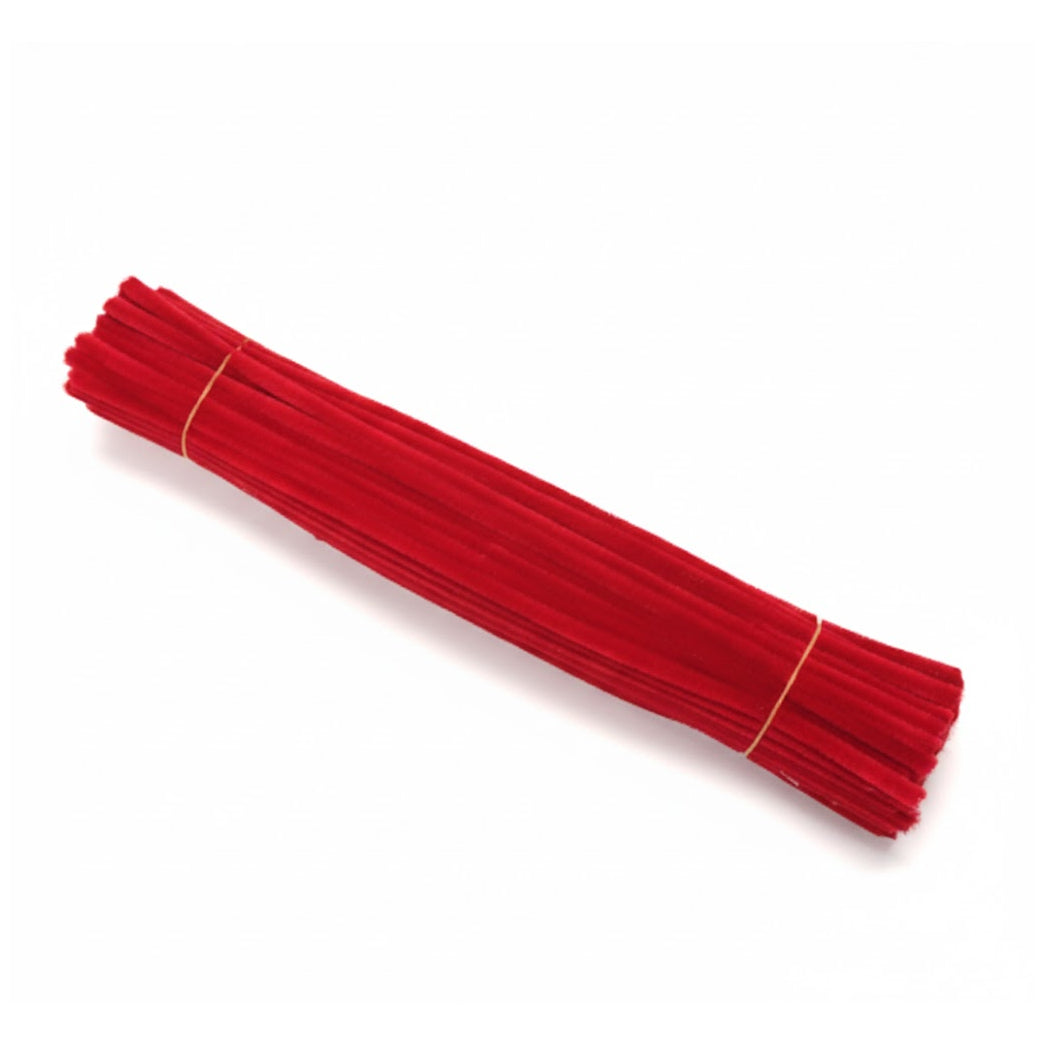 12 Inch Chenille Stem Pipe Cleaners 6 to 7 mm Thick for DIY Crafts and Decorations