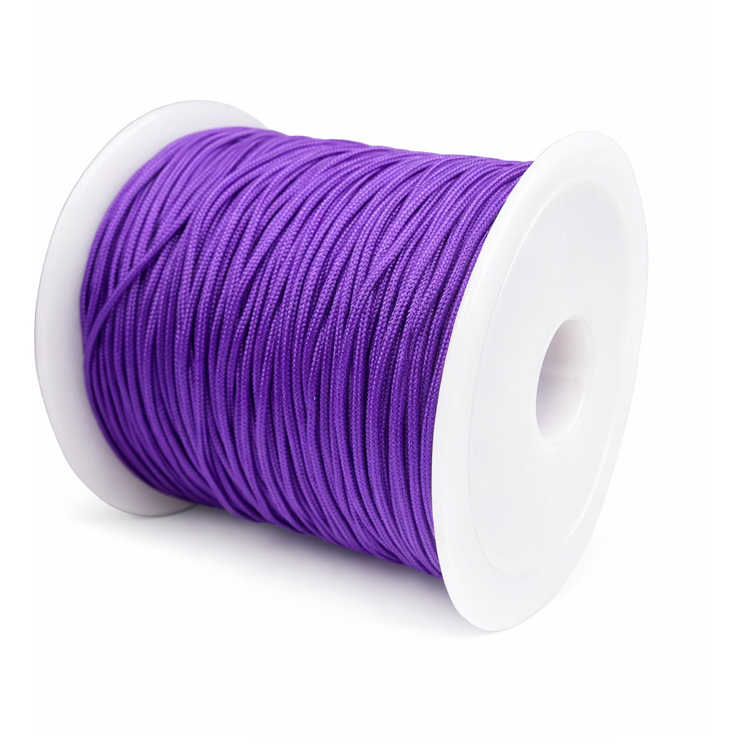 0.8mm 100 Meters Nylon Cord for Jewelry Making, Beading, Braiding, Crafts, Bracelets, and Decorative Projects