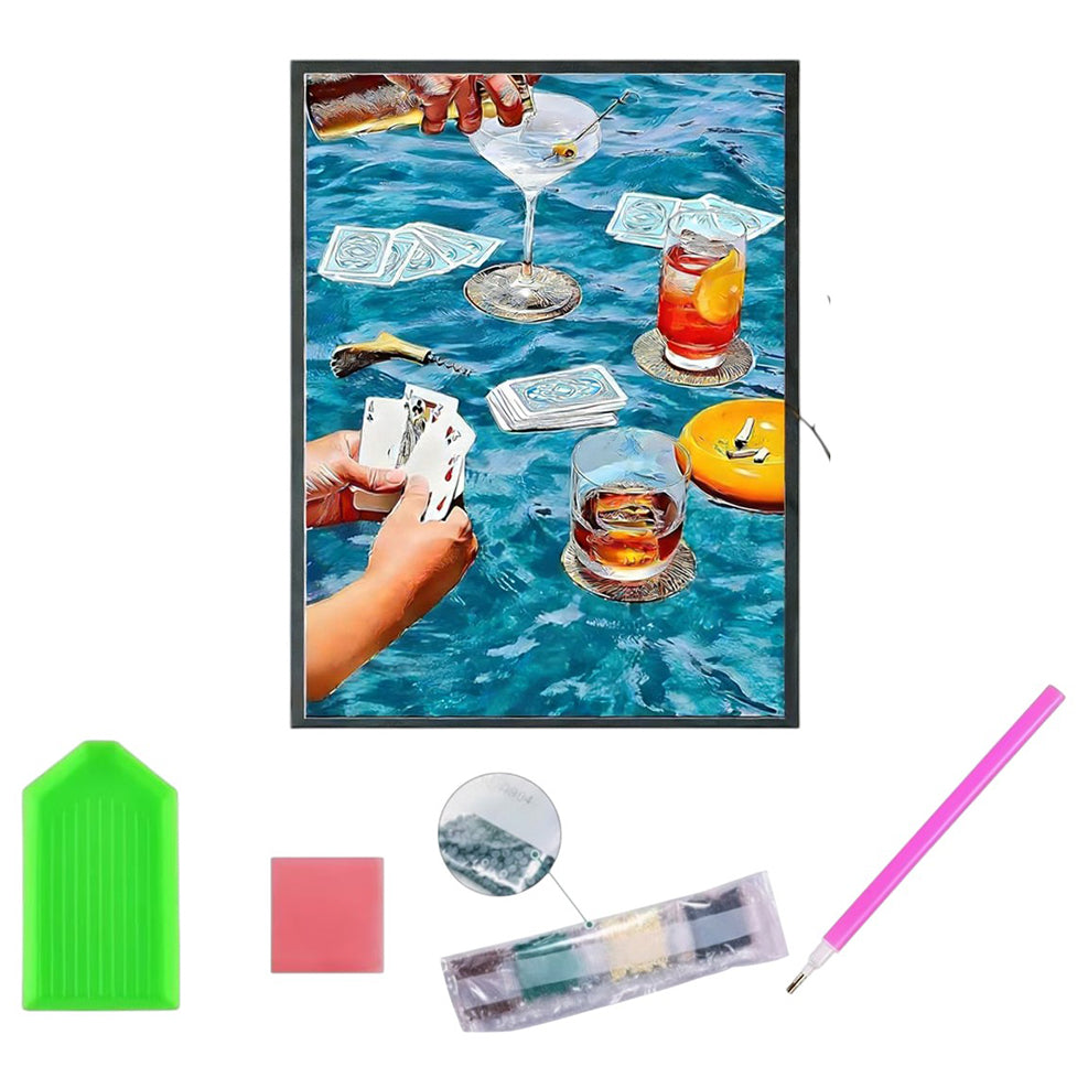 5D Full Drill Diamond Painting Kit 30x40cm HD Canvas with Tools for DIY Wall Decor Gift Crafts