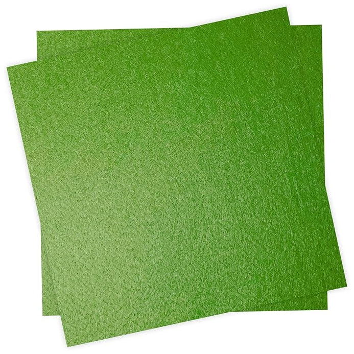 Polyester Felt Fabric Sheets, 12 x 12 Inches, 1 mm Thick for Sewing and Crafts, Pack of 2