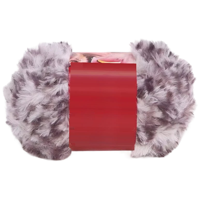 Soft Chunky Fur Knit Blanket Yarn – Lightweight Faux Fur Velvet Yarn for Cozy Projects, 50Grams/1.76oz 32 Yards