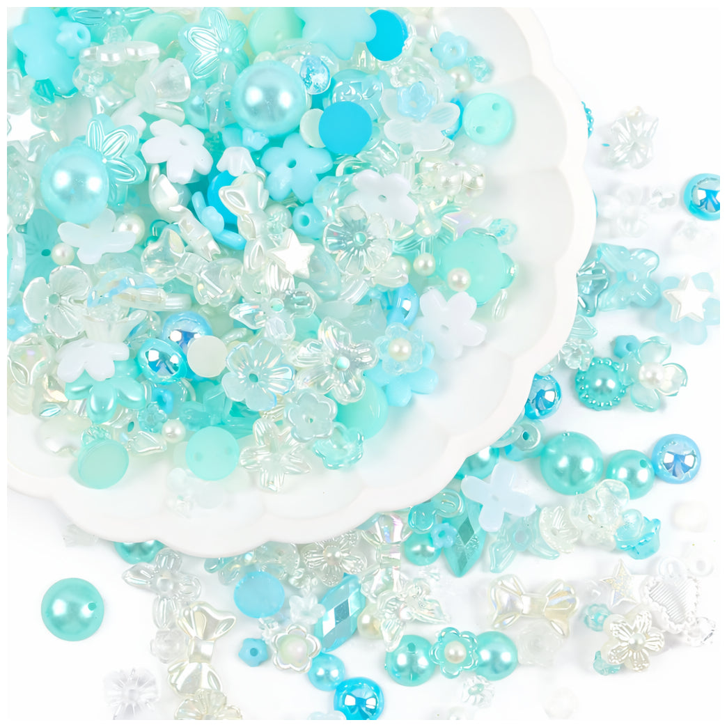 Assorted Acrylic Beads 180 to 240 Pieces for Bracelet Necklace and DIY Jewelry Making