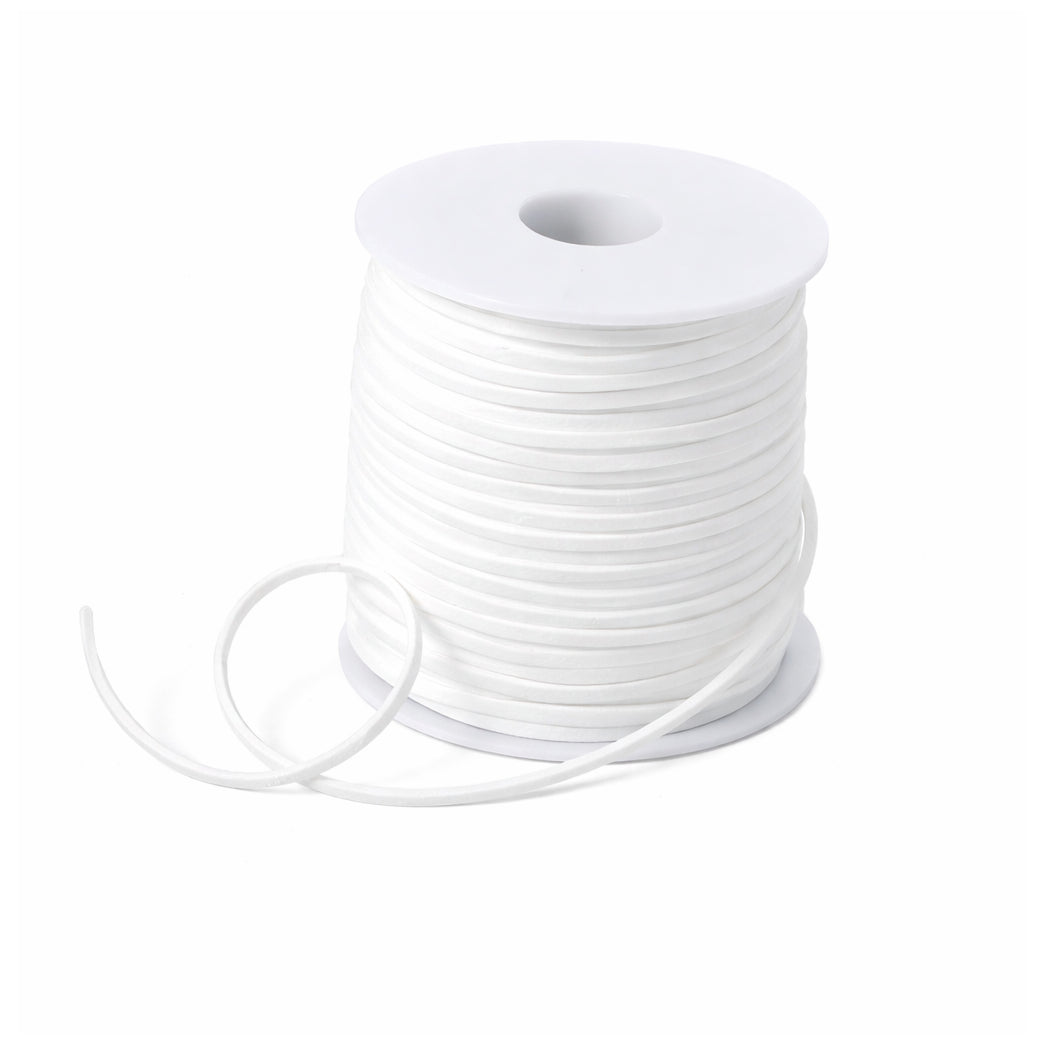 Faux Suede Leather Cord 50 Yards Flat Lace String for Jewelry Making Bracelets Crafts and DIY Projects