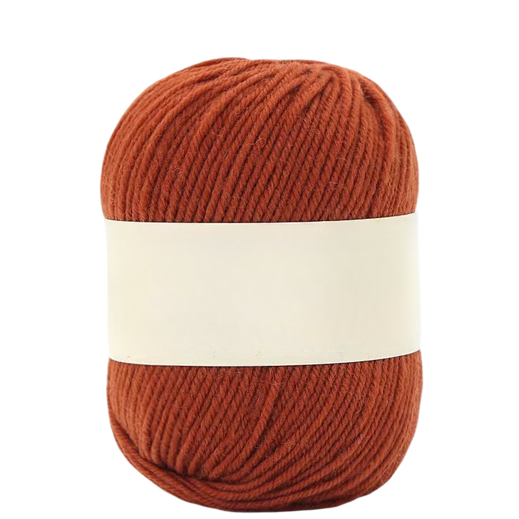 Worsted 100% Merino Wool Yarn for Hand Knitting & Crochet Projects, 50 Grams/1.76oz 131.23 Yards