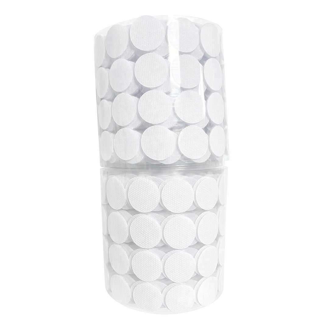 Strong Self Adhesive Hook and Loop Dots 0.59 Inch Nylon Sticky Circles for Classroom Crafts