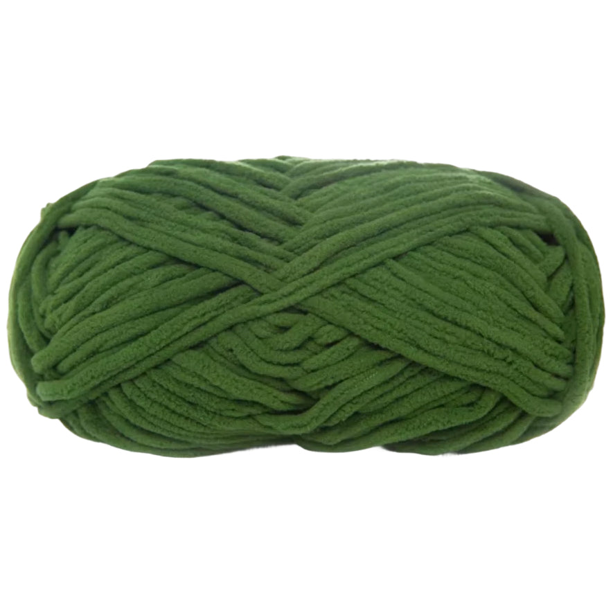 Soft Velvet Chenille Yarn for Crocheting, 100g/3.53oz, 74.3 Yards, Baby Blanket Yarn