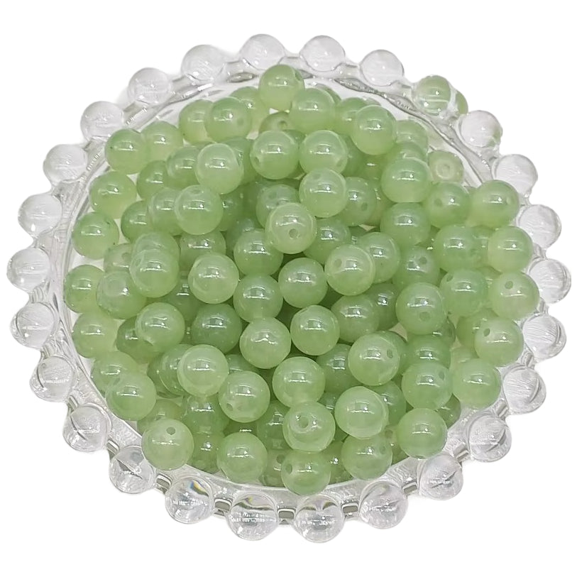 Multicolor Natural Stone Beads for Jewelry Making Round Genuine Gemstone Beading Set, Pack of 100