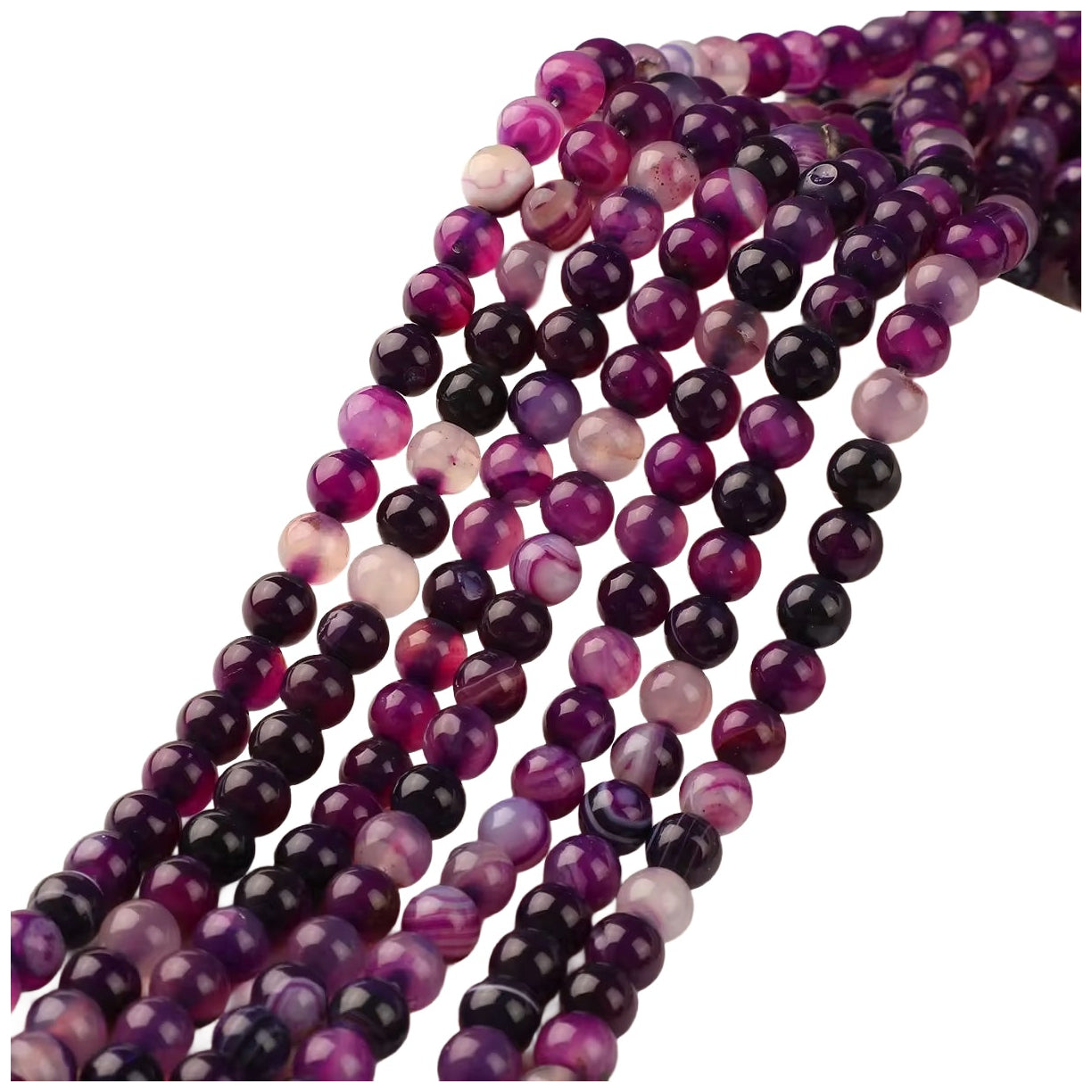 Multicolor Natural Gemstone Spacer Beads for DIY Bracelet and Necklace Making