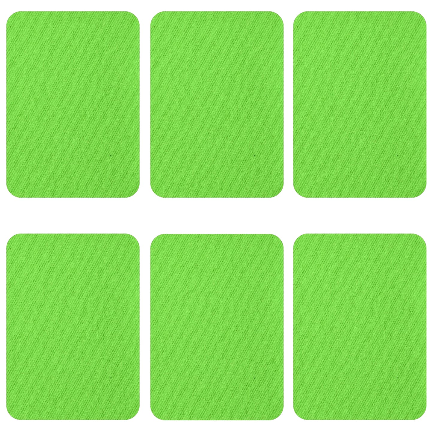 Cotton Iron-On Fabric Repair Patches for Clothing Inside and Outside Strong Adhesive, Pack of 6