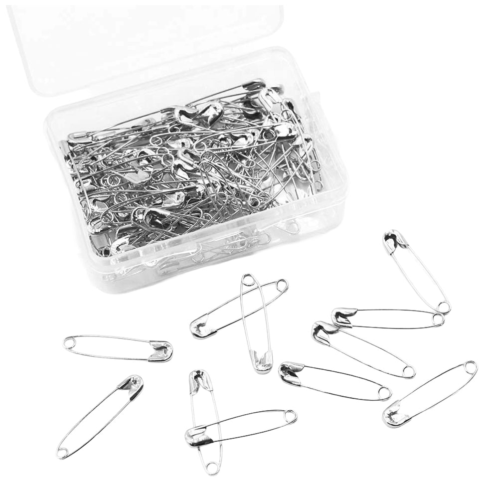 Large Heavy Duty Safety Pins for Brooch Making, Blankets, Sewing, Crafts and Fabric Repairs, Pack of 50