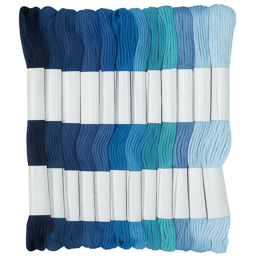 12 Skeins Friendship Bracelet String and Embroidery Floss for Cross Stitch and DIY Crafts