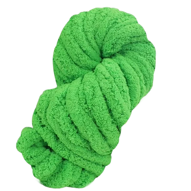 Super Chunky Chenille Yarn Soft Thick Fluffy Polyester for Arm Knitting Blankets and Home Decor, 20mm Thick 250 Grams/8.82oz 27.34 yards