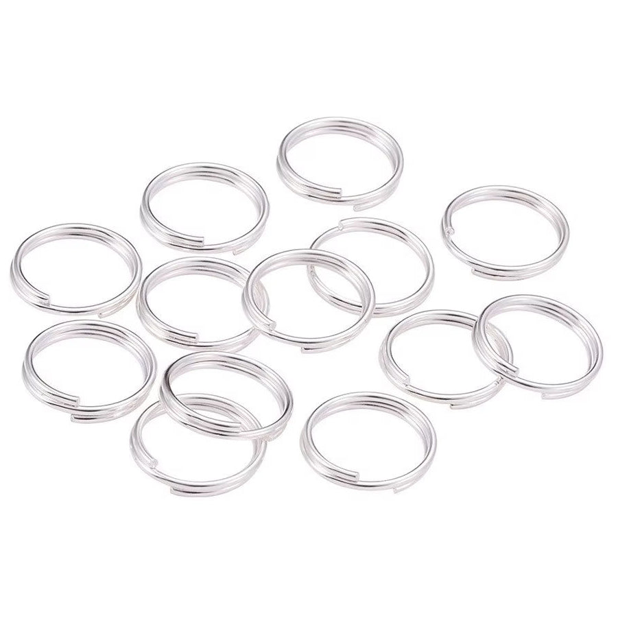 5.8mm Mini Double Loop Split Jump Rings for Jewelry, Keychains, and DIY Crafts, Pack of 200