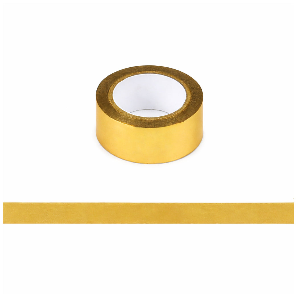 Foil Washi Tape 15mm x 5m Decorative Masking Tape for DIY Crafts Wall Decor and Gift Wrapping