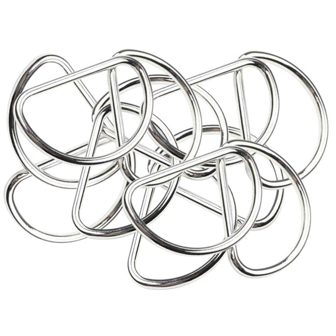 Heavy Duty Stainless Steel D Ring Welded Solid for Dog Collars Straps and Camping Gear