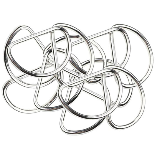 Heavy Duty Stainless Steel D Ring Welded Solid for Dog Collars Straps and Camping Gear