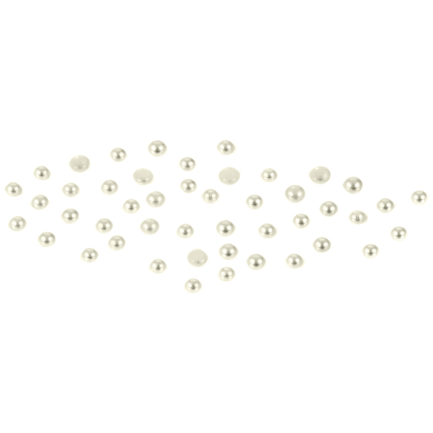 Half Round ABS Faux Flatback Pearls for Crafts Jewelry Scrapbooking and Nail Art Decoration