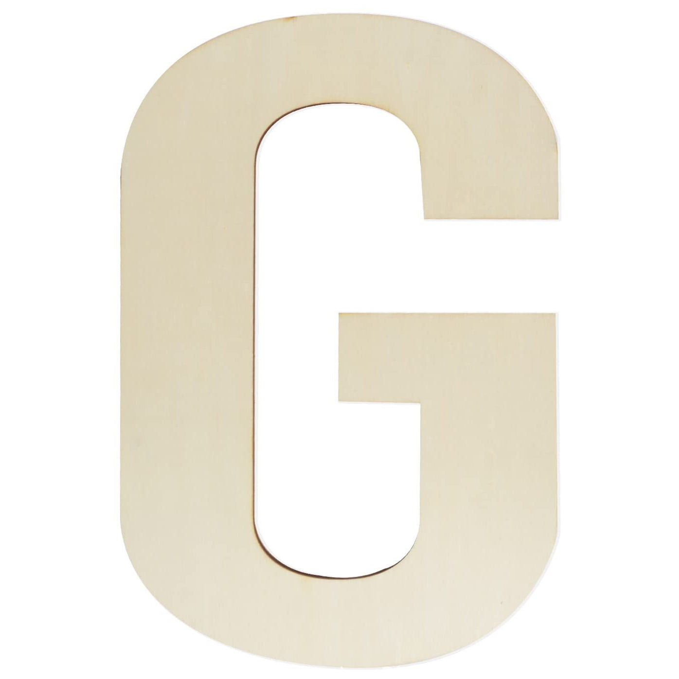 12 Inch Wooden Letter Unfinished Large Wood Alphabet Cutout For DIY Crafts Wall Decor Projects