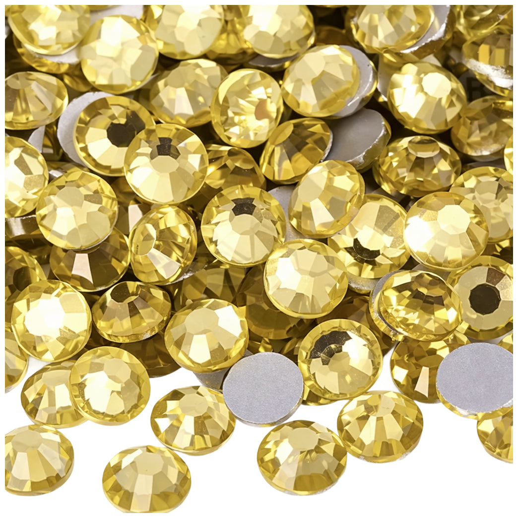 Shiny Hotfix Flatback Glass Rhinestones for Nail Art, Clothing, Crafts, DIY Crystal Decorations