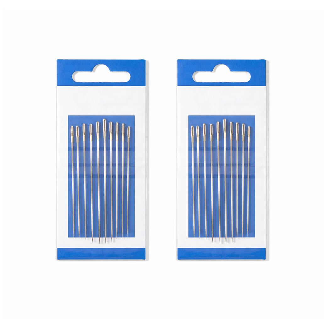 Sashiko Needles Set Metal Large Eye Needles in Multiple Sizes for Embroidery Quilting and DIY Sewing