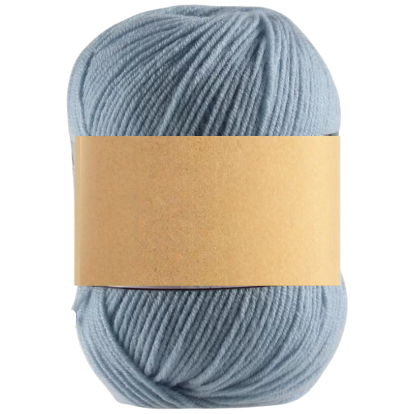 Silk Effect Microfiber Acrylic Yarn, Solid Colors for Baby Projects, 50 Grams/1.76oz 191 Yards