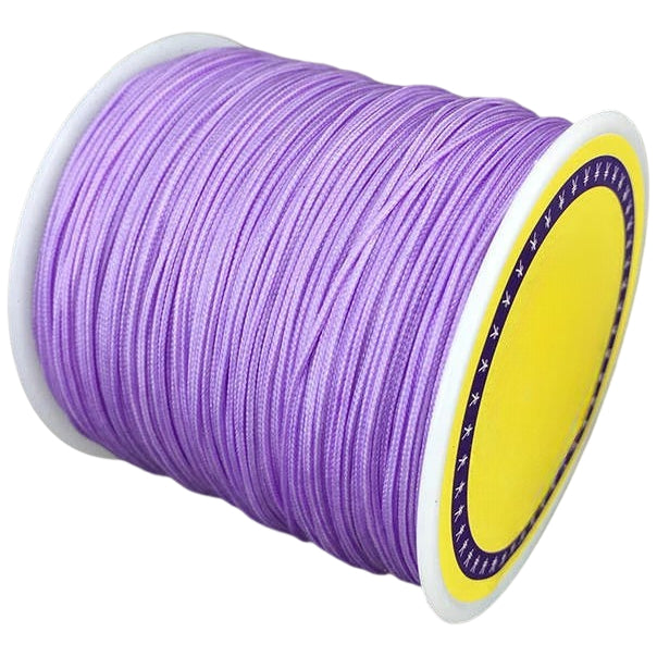 0.8mm-100m Nylon Knot Cord for DIY Jewelry, Beading, Macrame, and Craft Projects