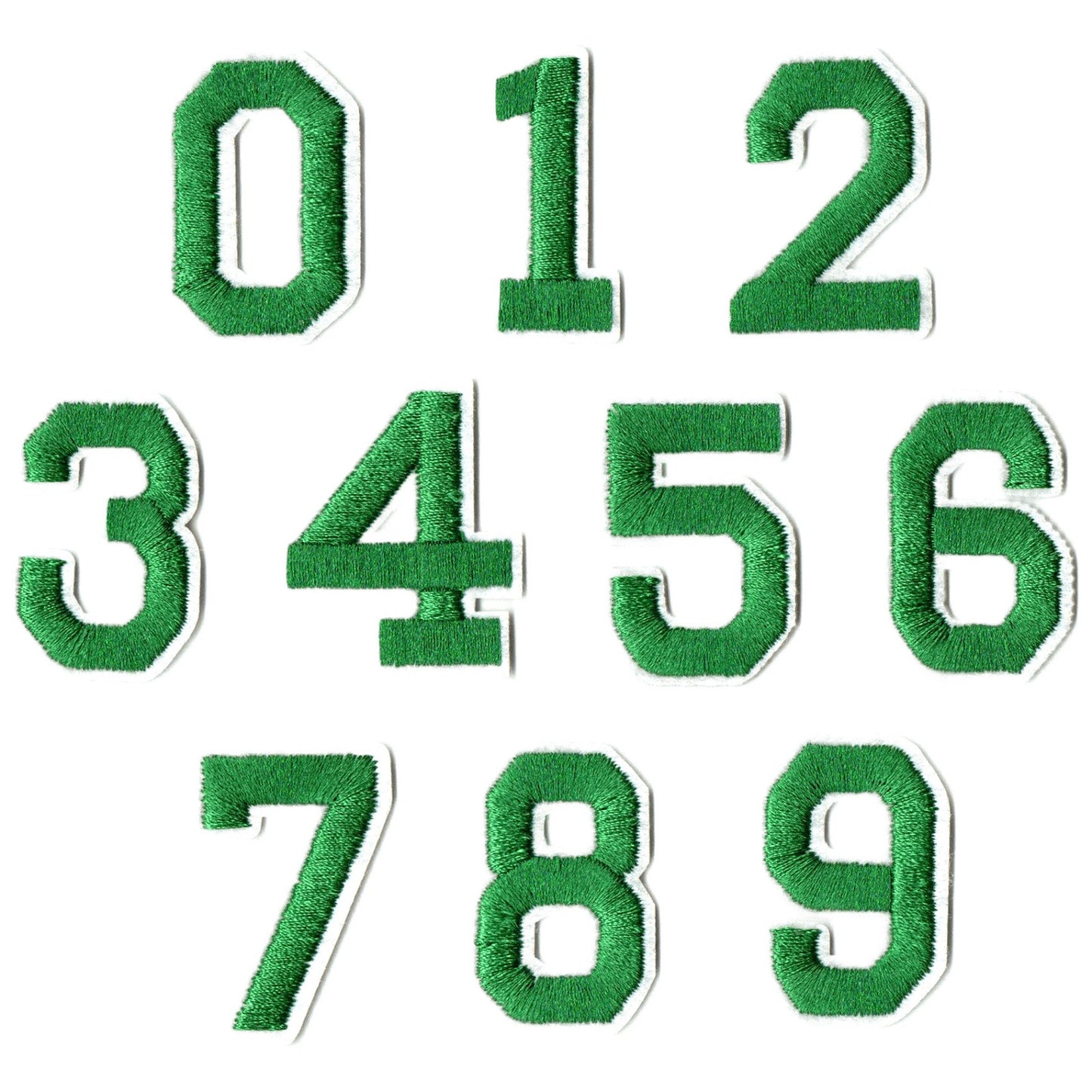 Iron-On Alphabet and Number Embroidered Patches for Clothing, Hats, Jeans, DIY Crafts and Sewing Repairs